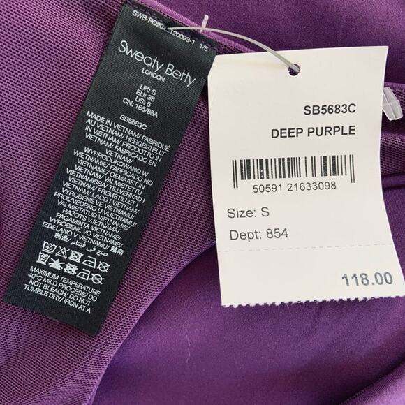 Sweaty Betty Power Stretchy Workout Dress with Shorts Colorblock NEW Retail $118 - Picture 13 of 13